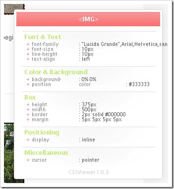 cssviewer