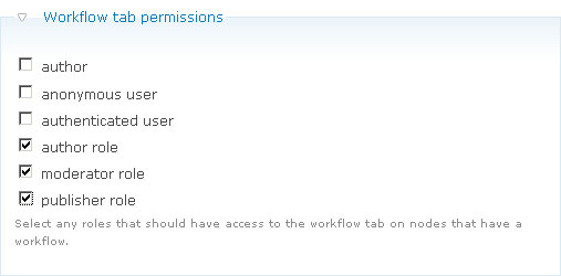 Workflow: Tab permissions